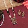 Rani & Green Color Traditional Necklace Set (KN1397RNIGRN)