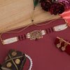 Rani Color Choker Traditional Necklace Set (KN1398RNI)