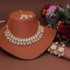 Pink & Pista Green Color Kundan Necklace Set (KN1399PNKPGRN)