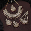 Rani Color Kundan Necklace Set (KN1400RNI)