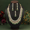 Parrot Green Color Kundan Necklace Set (KN1412PGRN)