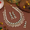 White Color Kundan Necklace Set (KN1412WHT)