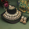 Green Color Kundan Necklace Set (KN1413GRN)