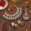 Green Color Kundan Necklace Set (KN1413GRN)