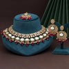 Rani Color Kundan Necklace Set (KN1415RNI)