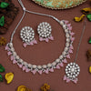 Pink Color Kundan Necklace Set (KN1418PNK)