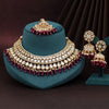 Purple Color Kundan Necklace Set (KN1421PRP)