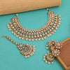 White Color Kundan Necklace Set (KN1421WHT)