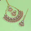 White Color Kundan Necklace Set (KN1424WHT)