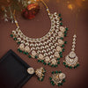 Green Color Kundan Necklace Set (KN1426GRN)