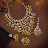 Yellow Color Kundan Necklace Set (KN1426YLW)