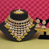 Yellow Color Kundan Necklace Set (KN1426YLW)