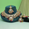 Multi Color Kundan Necklace Set (KN1433MLT)