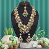 Multi Color Kundan Necklace Set (KN1434MLT)