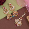 Multi Color Kundan Necklace Set (KN1437MLT)