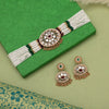 Rani & Green Color Choker Kundan Necklace Set (KN1451RNIGRN)