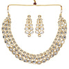 White Color Kundan Necklace Set (KN186WHT)