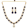 Blue Color Beautiful Kundan Necklace Set (KN194BLU)