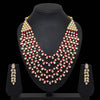 Maroon Color Kundan Necklace Set (KN201MRN)