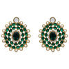 Green Color Kundan Bollywood Necklace With Earrings (KN223GRN)