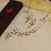 White Color Kundan Necklace Set (KN819WHT)