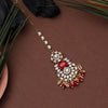 Red Color Kundan Necklace Set (KN888RED)