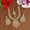 Gold Color Kundan Necklace Set (KN988GLD)