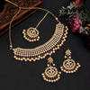 Gold Color Kundan Necklace Set (KN989GLD)