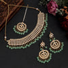 Pista Green Color Kundan Necklace Set (KN989PGRN)