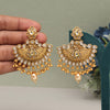 Gold Color Matte Gold Earrings (MGE308GLD)