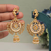 Gold Color Matte Gold Earrings (MGE309GLD)