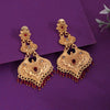 Rani Color Rajwadi Matte Gold Earrings (MGE312RNI)