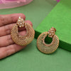 Gold Color Rajwadi Matte Gold Earrings (MGE313GLD)