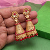 Rani Color Rajwadi Matte Gold Earrings (MGE314RNI)