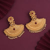 Rani Color Rajwadi Matte Gold Earrings (MGE319RNI)