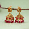 Rani Color Rajwadi Matte Gold Earrings (MGE329RNI)