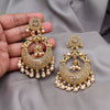 Gold Color Rajwadi Matte Gold Earrings (MGE331GLD)