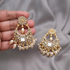 Gold Color Rajwadi Matte Gold Earrings (MGE332GLD)