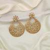 Gold Color Rajwadi Matte Gold Earrings