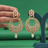 Gold Color Rajwadi Matte Gold Earrings