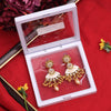 Gold Color Meenakari Earrings (MKE1963GLD)