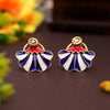 Blue Color Meenakari Earrings (MKE1975BLU)