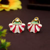 Rani Color Meenakari Earrings (MKE1975RNI)