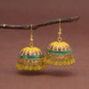 Yellow Color Meenakari Earrings (MKE1983YLW)