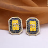 Blue Color Meenakari Earrings (MKE1985BLU)