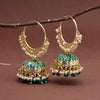 Green Color Meenakari Earrings (MKE1987GRN)