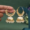 White Color Meenakari Earrings (MKE1987WHT)