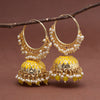 Yellow Color Meenakari Earrings (MKE1987YLW)