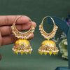 Yellow Color Meenakari Earrings (MKE1987YLW)