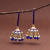 Blue Color Meenakari Earrings (MKE1988BLU)